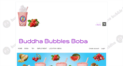 Desktop Screenshot of buddhabubblesboba.com