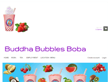 Tablet Screenshot of buddhabubblesboba.com